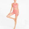 (WMNS) Studio Printed 5-tommers treningsleggingshorts «Rosette»