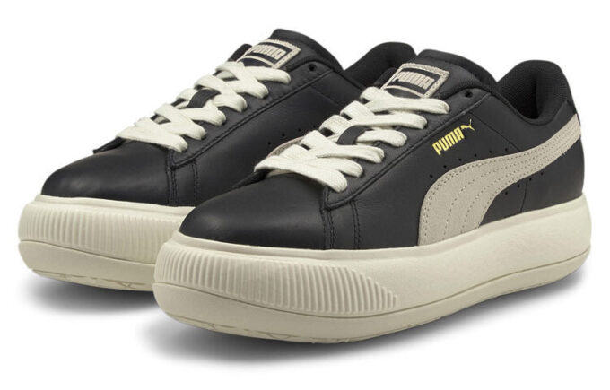 (WMNS) Suede Mayu BlackCasual Sneakers Hvite
