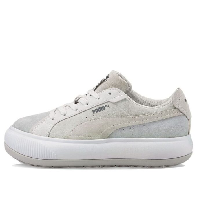 (WMNS) Suede Mayu Raw Lave Topper Fritidssko Skateboarding Grå