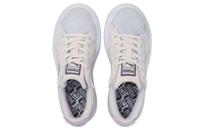 (WMNS) Suede Mayu Raw Lave Topper Fritidssko Skateboarding Grå
