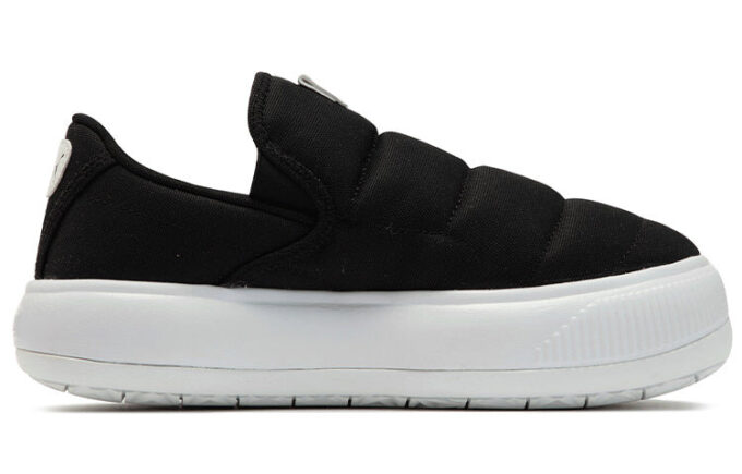 (WMNS) Suede Mayu Slip-On Canvas &laquo;Svart Hvit&raquo;