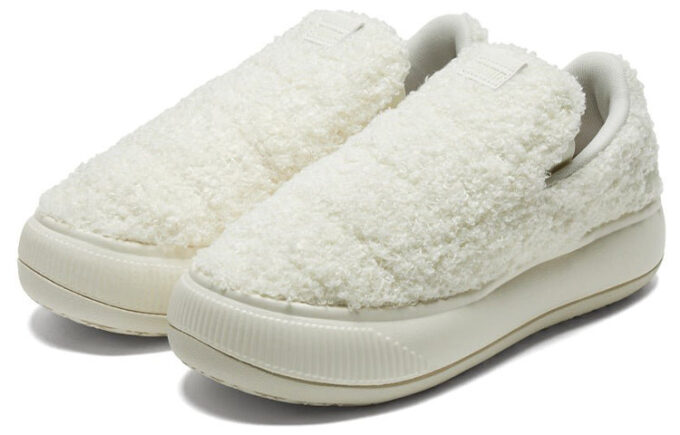 (WMNS) Suede Mayu Slip-On «Teddy – Marshmallow»