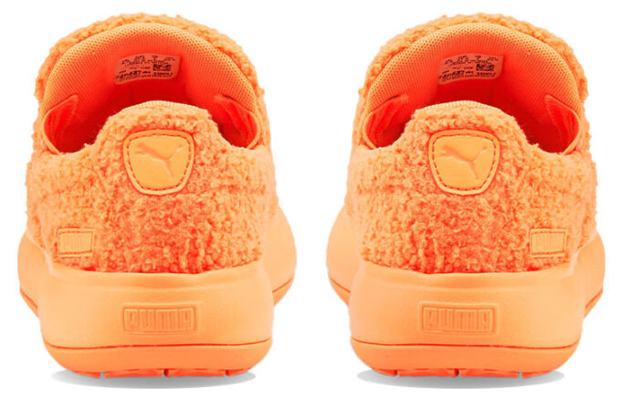 (WMNS) Suede Mayu Slip-On «Teddy – Neon Citrus»