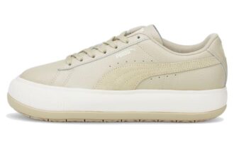 (WMNS) Suede Mayu Tonal Lave Topper Fritidssko for Skateboarding Khaki