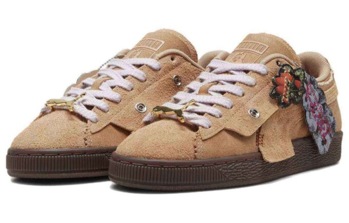 (WMNS) Suede x X-Girl «Ristet mandel»