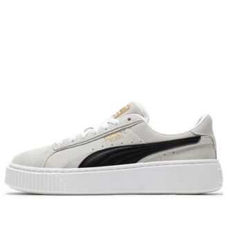 (WMNS) SuedePlatform «Hvit og svart»