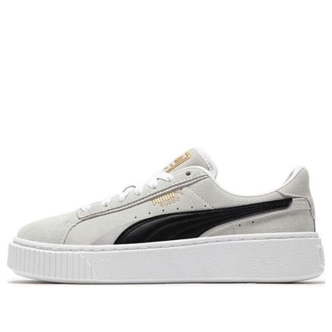(WMNS) SuedePlatform «Hvit og svart»