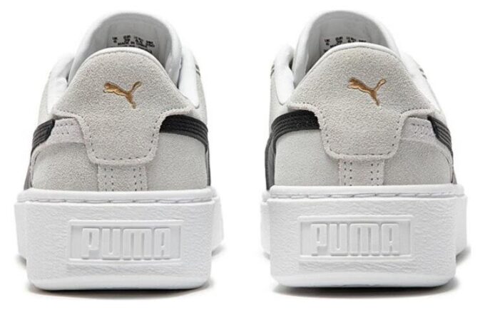 (WMNS) SuedePlatform «Hvit og svart»