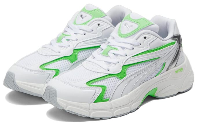 (WMNS) Teveris Nitro &laquo;Metallisk – Hvit Sommergrønn&raquo;