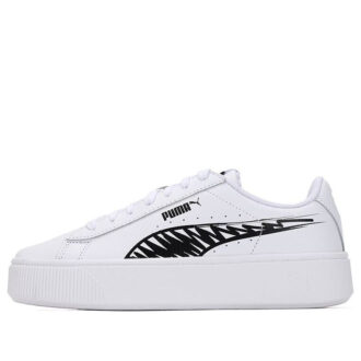 (WMNS) Vikky Stacked L Sketch Sneakers Hvit/Svart