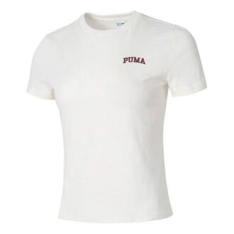 (WMNS) Wordmark-logo-t-skjorte i liten størrelse «Hvit»