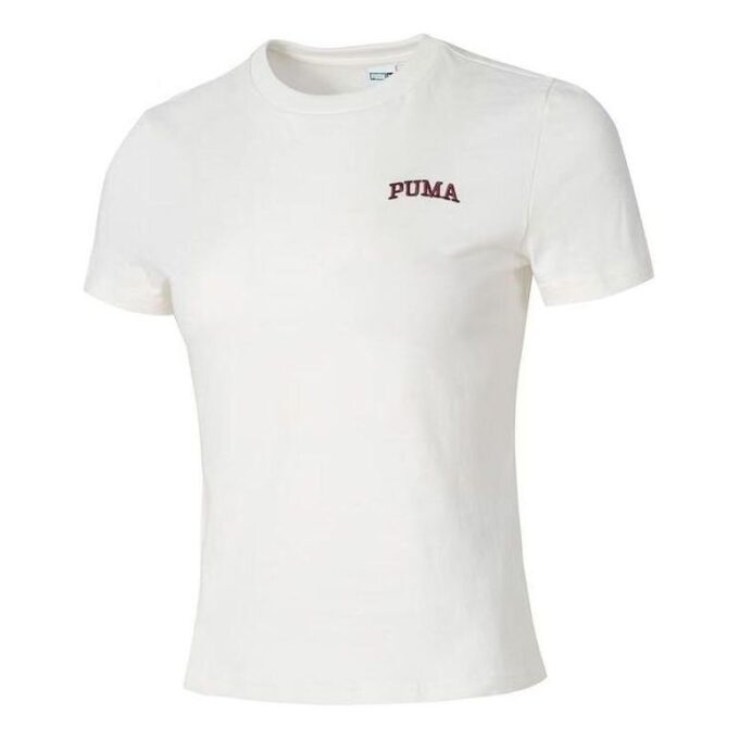 (WMNS) Wordmark-logo-t-skjorte i liten størrelse «Hvit»
