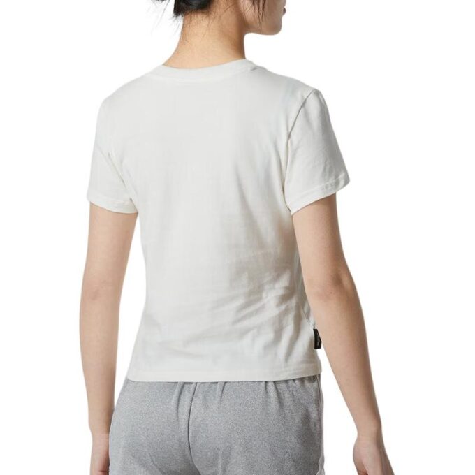 (WMNS) Wordmark-logo-t-skjorte i liten størrelse «Hvit»