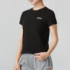 (WMNS) Wordmark-logo-t-skjorte i liten størrelse «Svart»