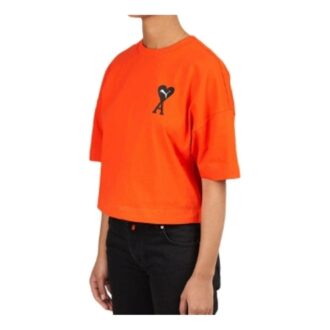 (WMNS) x Ami Paris Graphic T-skjorte «Oransje»