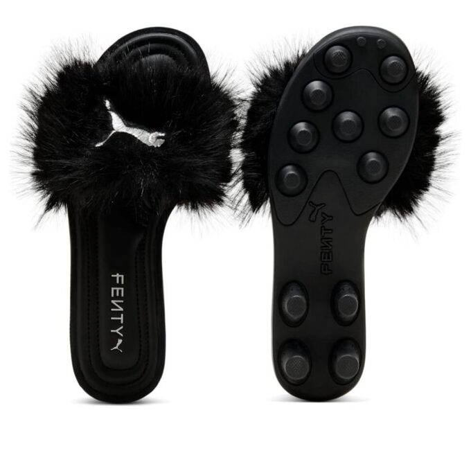(WMNS) x FENTY Cat Cleat Sandaler «Chic Fur Black»