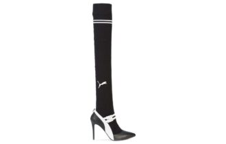 (WMNS) x Fenty Strikkede Høye Mary Jane-hæler Slip On «Svart»