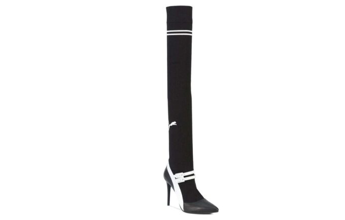 (WMNS) x Fenty Strikkede Høye Mary Jane-hæler Slip On «Svart»