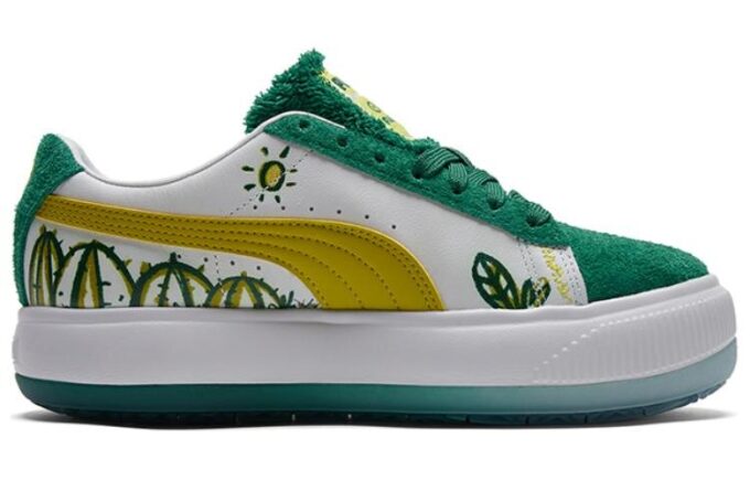 (WMNS) x FLABJACKS Suede Mayu «Fuzzy Cactus Park»