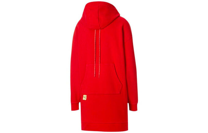 (WMNS) X MICHAEL LAU WMN KJOLE MED HETTEGENSER MED BAKLOMMER