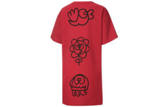 (WMNS) x Mr Doodle Kortermet Kjole Rød