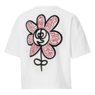 (WMNS) x Mr Doodle Rundhalset Hvit