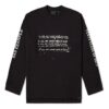 (WMNS) X Rihanna Fenty langermet t-skjorte med rund hals «Svart»