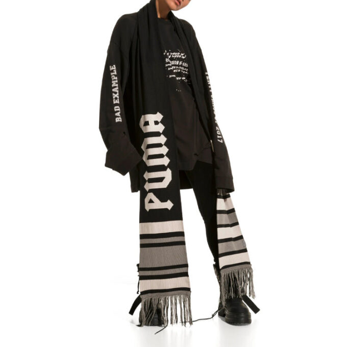 (WMNS) X Rihanna Fenty langermet t-skjorte med rund hals «Svart»