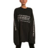 (WMNS) X Rihanna Fenty langermet t-skjorte med rund hals «Svart»
