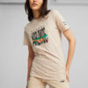 Worldwide Graphic T-skjorte «Beige Black»