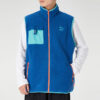 XTG Trail Fleece Vest med full glidelås og lomme &laquo;Blå Oransje&raquo;