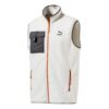 XTG Trail Fleece Vest med full glidelås og lomme &laquo;Hvit svart oransje&raquo;
