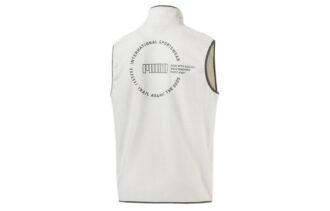 XTG Trail Fleece Vest med full glidelås og lomme &laquo;Hvit svart oransje&raquo;
