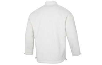 Yott Stand Collar-logojakke med begrenset logo i CNY, hvit
