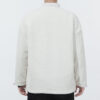 Yott Stand Collar-logojakke med begrenset logo i CNY, hvit